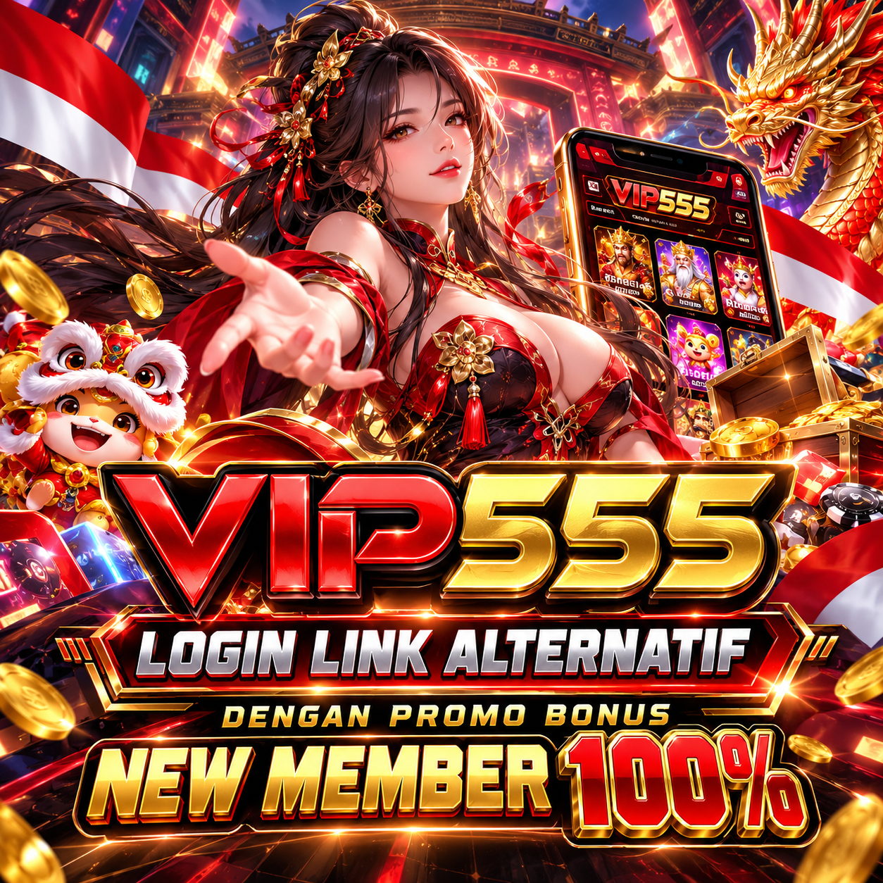 VIP555 Login Link Alternatif Dengan Promo Bonus New Member 100% by Hey siriusly